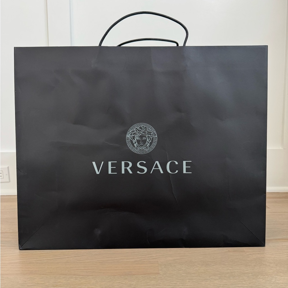 Versace Black Shopping Bag